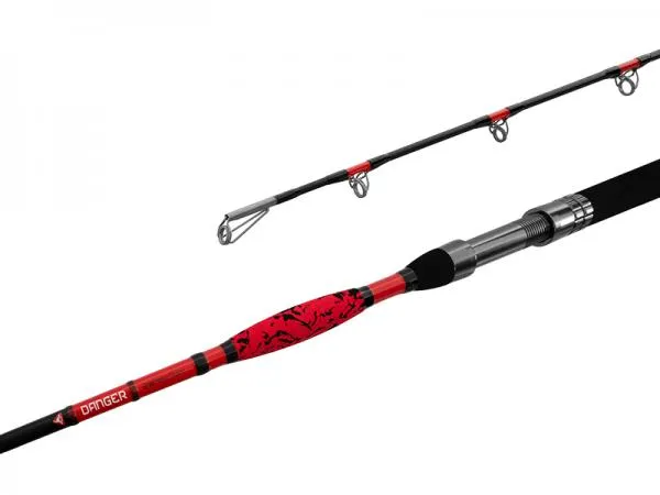 SNECI - Horgász webshop és horgászbolt - Delphin DANGER CatFISH-255cm/350g/2rész harcsázó és tengeri horgászbot