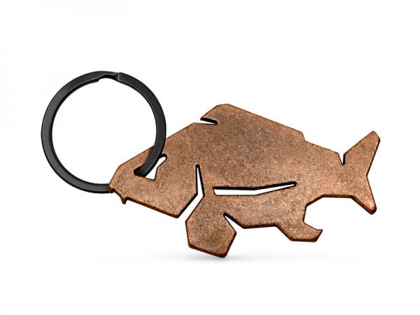 SNECI - Horgász webshop és horgászbolt - Delphin CARPENER Sörnyitós kulcstartó bronz-bronz