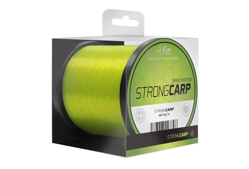 SNECI - Horgász webshop és horgászbolt - FIN STRONG CARP monofil zsinór 5000m/sárga-0,30mm