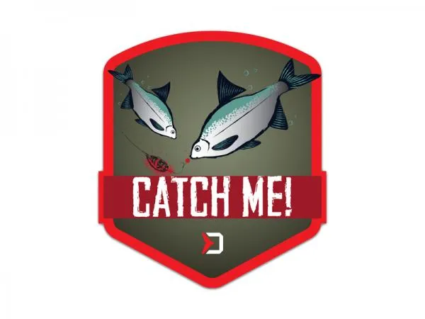 SNECI - Horgász webshop és horgászbolt - Öntapadó Delphin CatchME! FEEDER-9x8cm