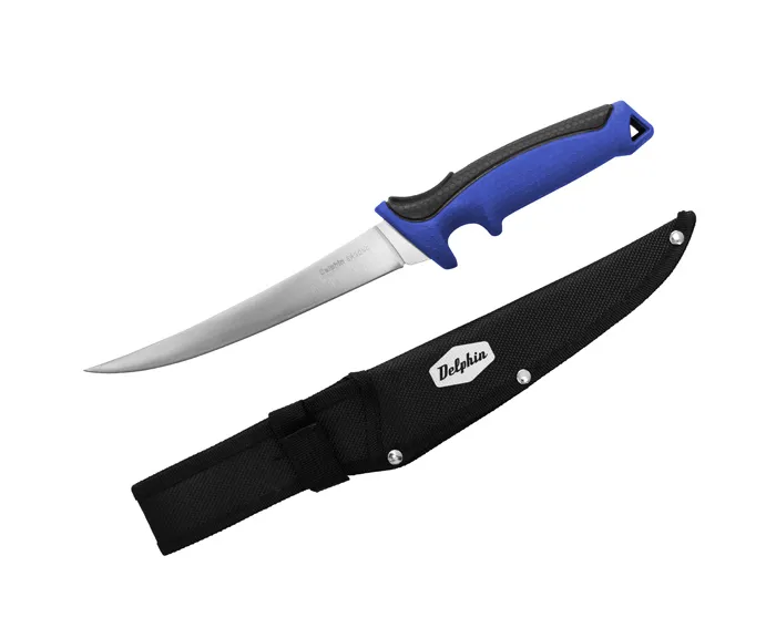 SNECI - Horgász webshop és horgászbolt - Filéző kés Delphin ERGONO-penge 17,5cm