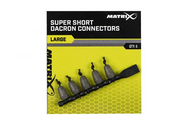 SNECI - Horgász webshop és horgászbolt - Matrix Super Short Dacron Connectors Super Short Dacron Connector - Medium