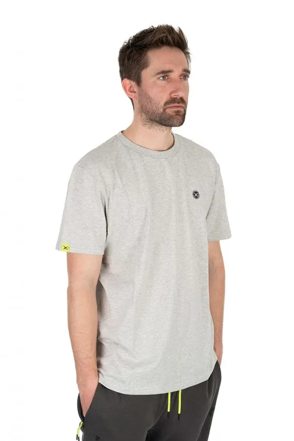 SNECI - Horgász webshop és horgászbolt - Matrix Large Logo T-Shirt (Marl Grey / Lime) M póló