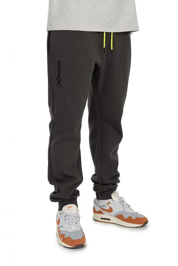 SNECI - Horgász webshop és horgászbolt - Matrix Black Edition Joggers (Dark Grey / Lime) S Melegítőnadrág