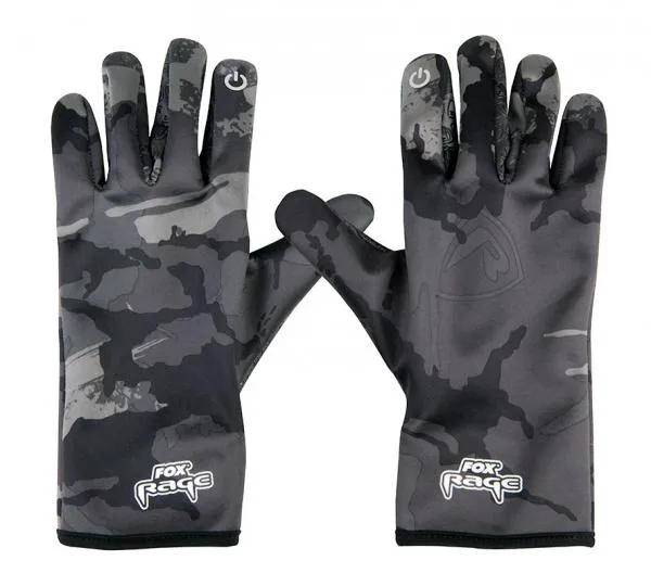 SNECI - Horgász webshop és horgászbolt - Fox Rage Thermal Camo Gloves Kesztyű M