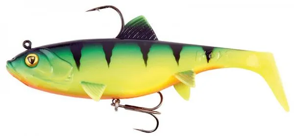 SNECI - Horgász webshop és horgászbolt - Fox Rage Replicant® Wobble Bright Perch UV 14cm 55g gumicsali