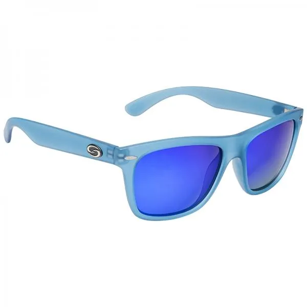 SNECI - Horgász webshop és horgászbolt - Strike King SK Plus Cash Sunglasses SK Plus Cash Matte Black Frame Multi Layer White Blue Mirror Grey Base Lens