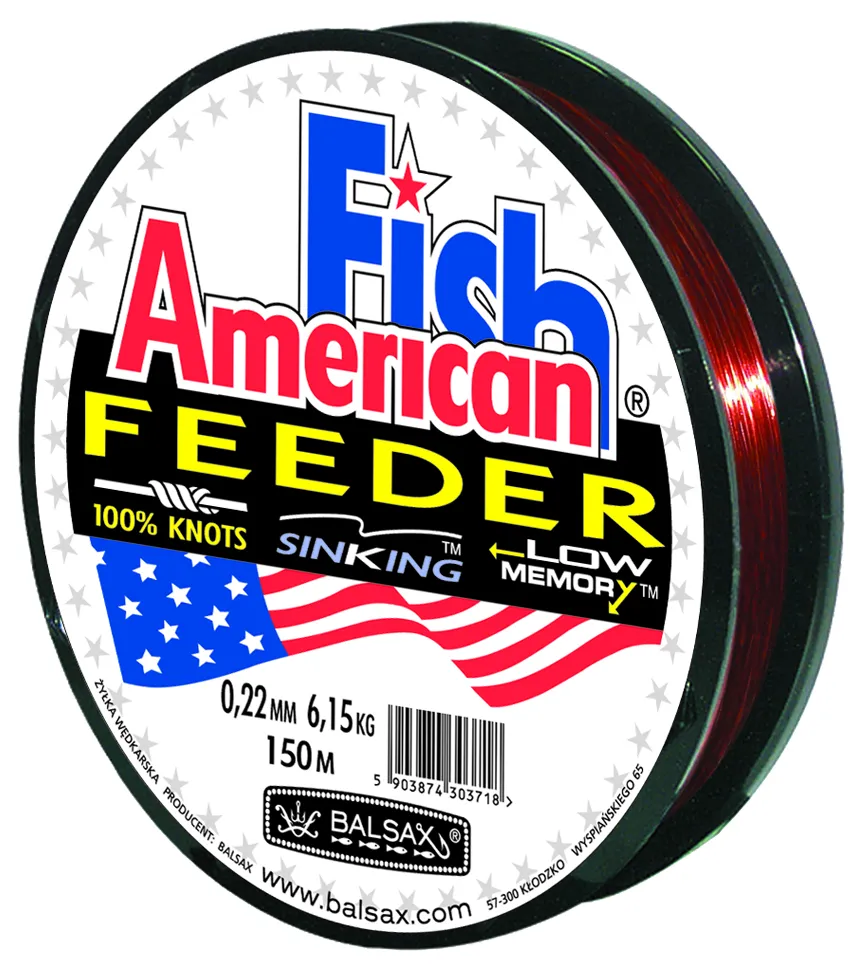 SNECI - Horgász webshop és horgászbolt - Balsax American fish 0,20mm/150m monofil zsinór 
