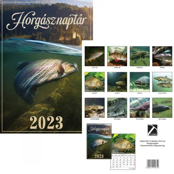 SNECI - Horgász webshop és horgászbolt - L0240123 HORGÁSZ FALINAPTÁR