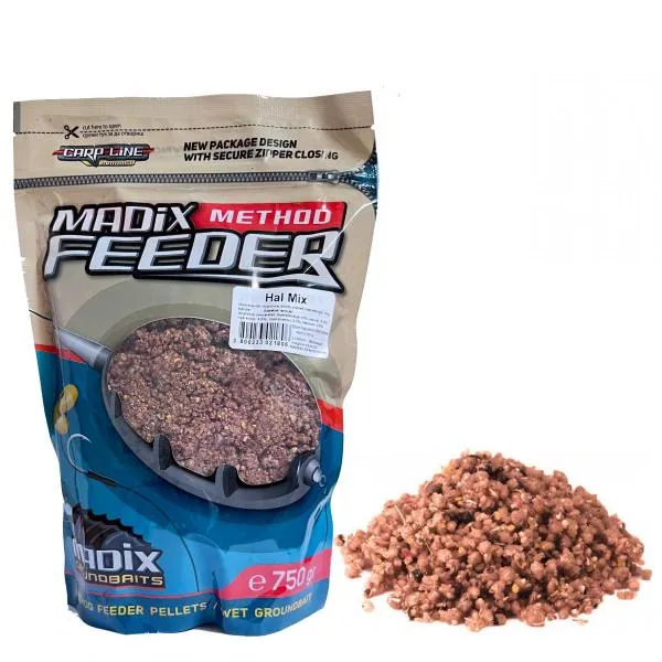 SNECI - Horgász webshop és horgászbolt - MADIX METHOD FEEDER ELŐREGYÚRT HAL MIX 750G