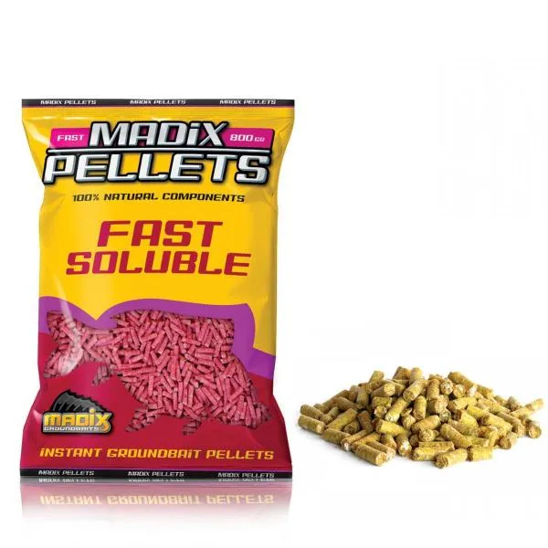 SNECI - Horgász webshop és horgászbolt - MADIX GYORSAN OLDÓDÓ PELLET VANÍLIA 6MM 800GR