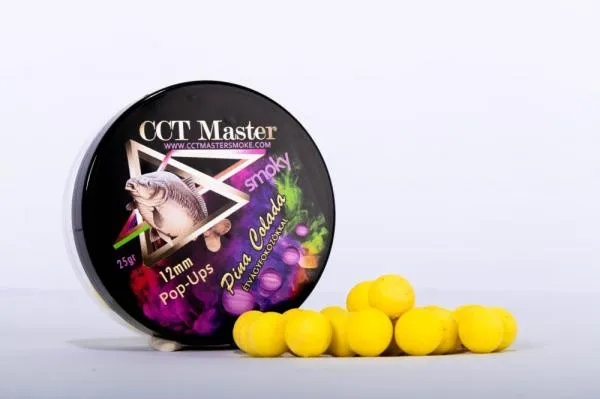 SNECI - Horgász webshop és horgászbolt - CCT Master Smoky Pop-ups Ananász-Kókusz (Pina Colada) 12mm
