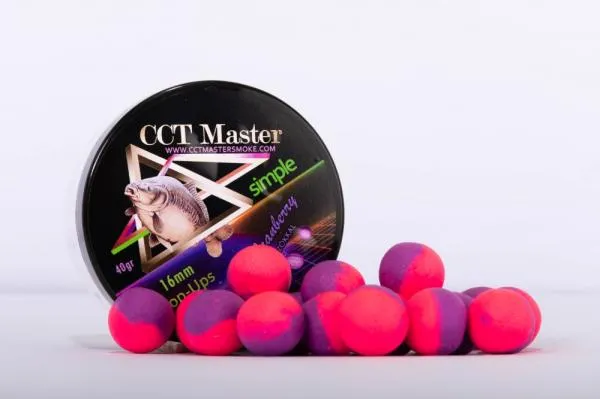 SNECI - Horgász webshop és horgászbolt - CCT Master Simple Pop-ups Tintahal-Áfonya (Squid-Cranberry) 16mm