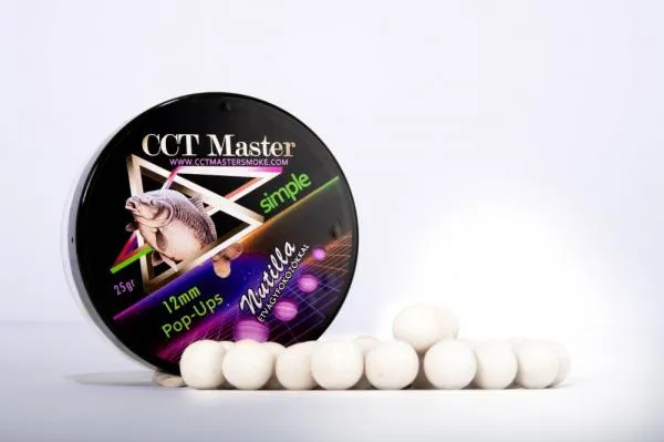 SNECI - Horgász webshop és horgászbolt - CCT Master Simple Pop-ups Mogyoró-Vanília (Nutilla) 12mm