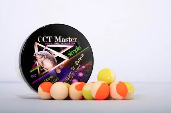 SNECI - Horgász webshop és horgászbolt - CCT Master Simple Pop-ups Ananász-Vajsav (Pineapple-N-Butyric) 16mm