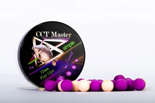 SNECI - Horgász webshop és horgászbolt - CCT Master Simple Pop-ups Fűszeres-Csípős Tintahal (Spicy Squid) 12mm