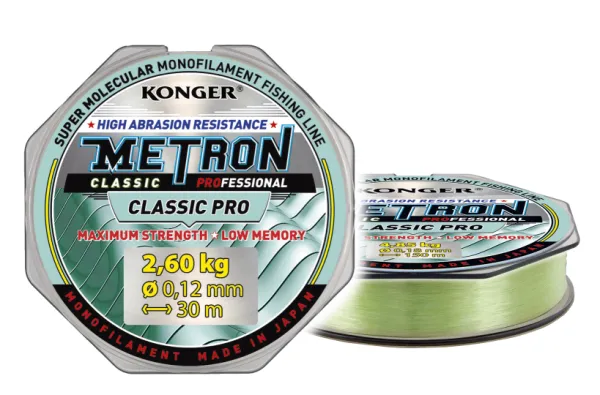 SNECI - Horgász webshop és horgászbolt - KONGER Metron Classic Pro 0.12mm/30m