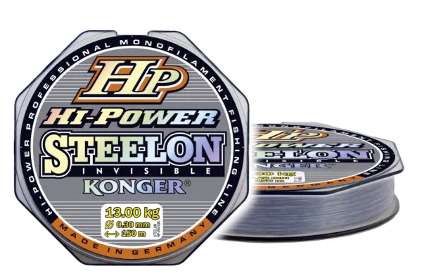SNECI - Horgász webshop és horgászbolt - KONGER Steelon HP Hi-Power Invisible 0.14mm/100m