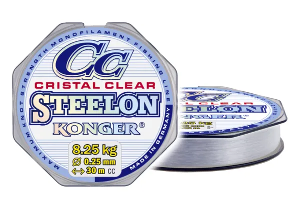 SNECI - Horgász webshop és horgászbolt - KONGER Steelon CC Cristal Clear 0.08mm/30m