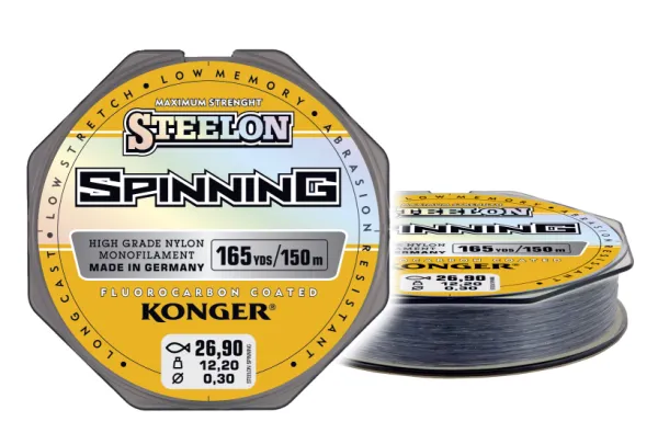 SNECI - Horgász webshop és horgászbolt - KONGER Steelon Spinning FC 0.12mm/150m