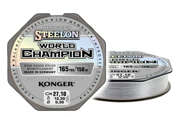 SNECI - Horgász webshop és horgászbolt - KONGER Steelon World Champion FC 0.10mm/150m