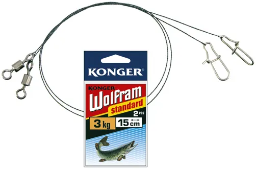 SNECI - Horgász webshop és horgászbolt - KONGER Leader Tungsten 15cm 3kg