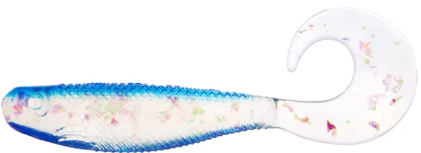 SNECI - Horgász webshop és horgászbolt - KONGER Shad Grub 8.9cm Mylar blue