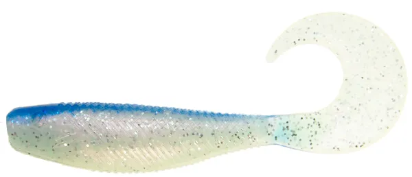 SNECI - Horgász webshop és horgászbolt - KONGER Shad Grub 8.9cm Blue pearl glitter