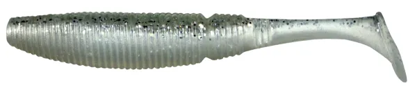 SNECI - Horgász webshop és horgászbolt - KONGER Power Grub 10cm Glitter silver