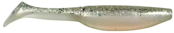 SNECI - Horgász webshop és horgászbolt - KONGER Slim Shad 7.5cm Glitter silver