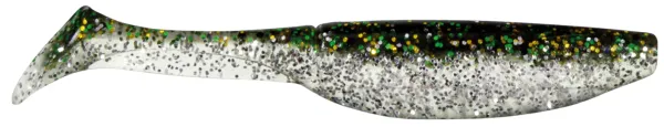 SNECI - Horgász webshop és horgászbolt - KONGER Slim Shad 7.5cm Transparent glitter