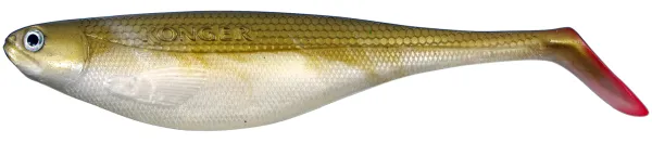 SNECI - Horgász webshop és horgászbolt - KONGER Flat Shad 9.5cm Olive Roach