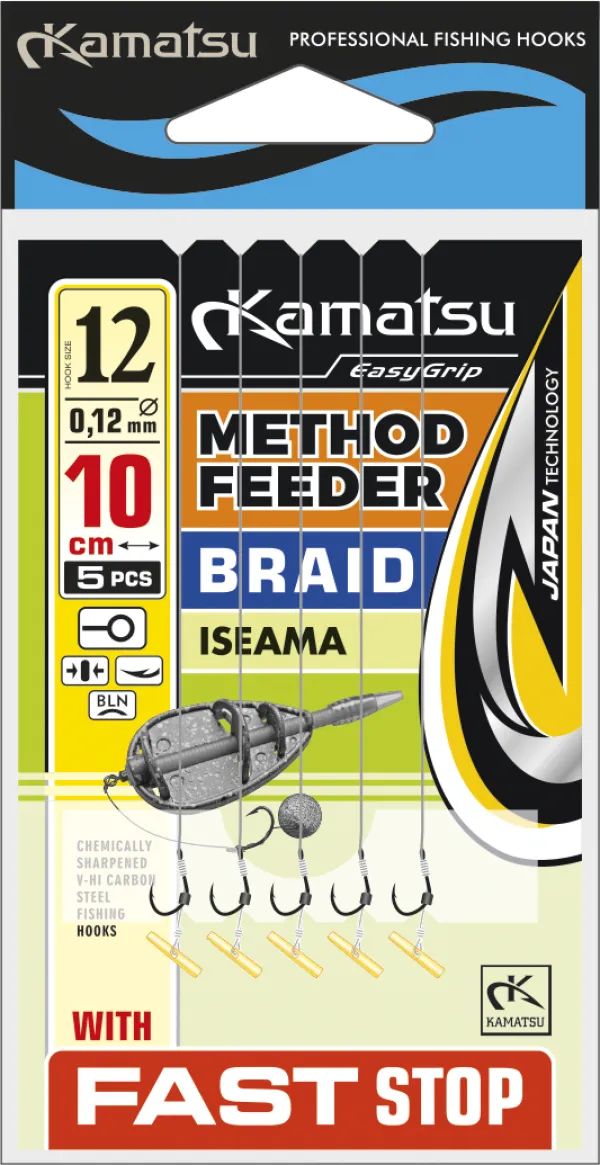 SNECI - Horgász webshop és horgászbolt - KAMATSU Method Feeder Braid Iseama 6 Fast Stop
