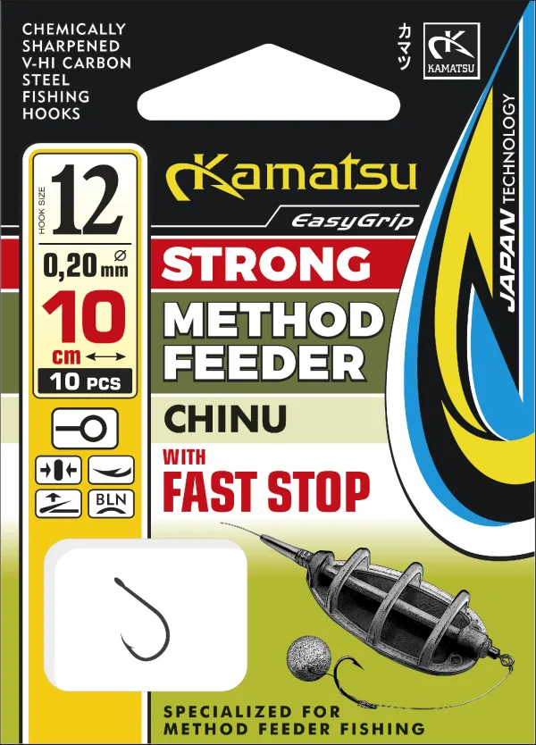 SNECI - Horgász webshop és horgászbolt - KAMATSU Method Feeder Strong Chinu 8 Fast Stop