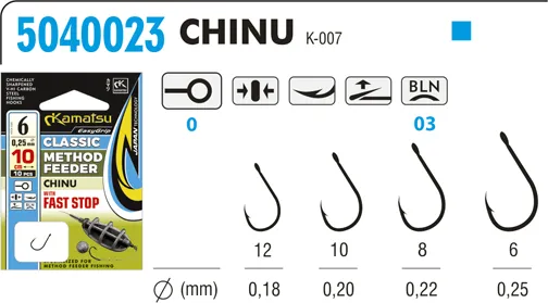 SNECI - Horgász webshop és horgászbolt - KAMATSU Method Feeder Classic Chinu 12 Fast Stop