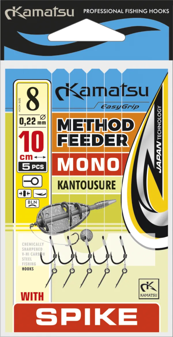 SNECI - Horgász webshop és horgászbolt - KAMATSU Method Feeder Mono Kantousure 6 Spike