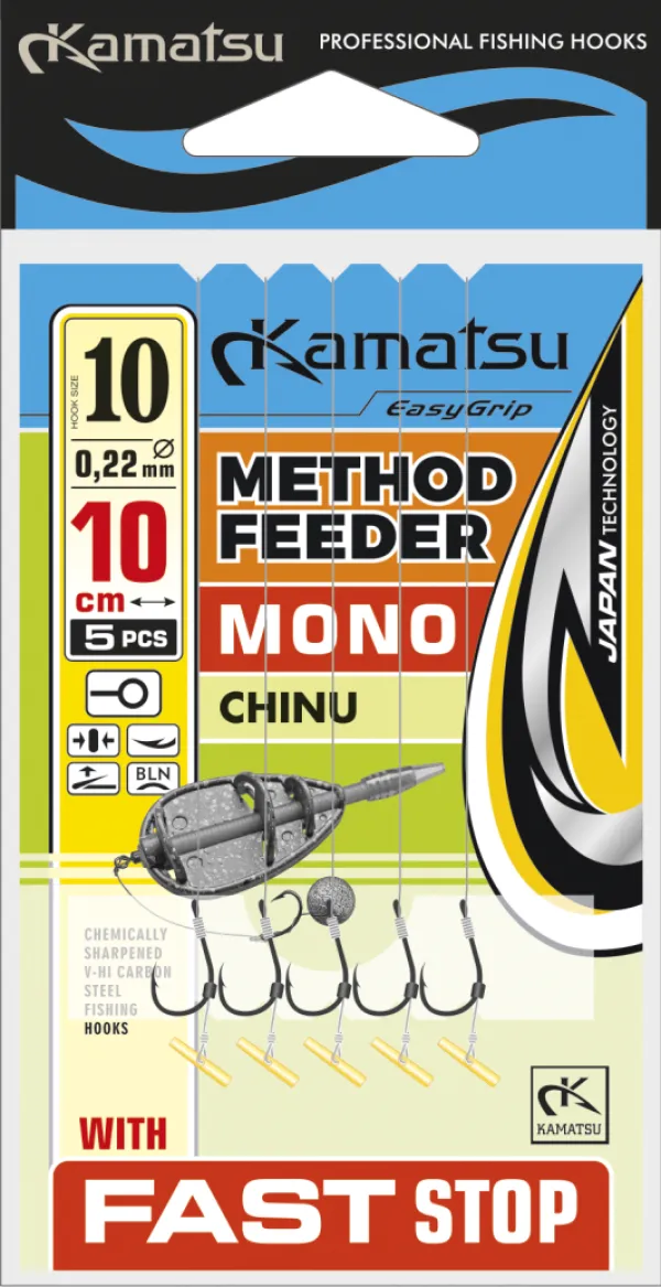 SNECI - Horgász webshop és horgászbolt - KAMATSU Method Feeder Mono Chinu 6 Fast Stop
