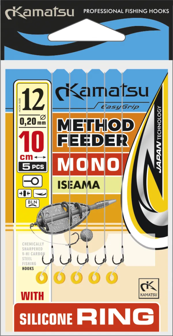 SNECI - Horgász webshop és horgászbolt - KAMATSU Method Feeder Mono Iseama 6 Silicone Ring