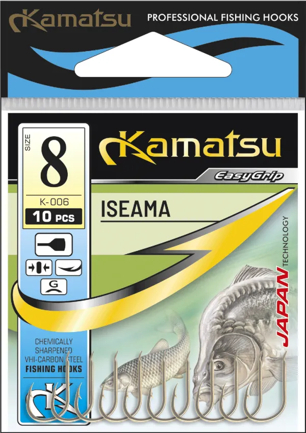 SNECI - Horgász webshop és horgászbolt - KAMATSU Kamatsu Iseama 2 Black Nickel Flatted