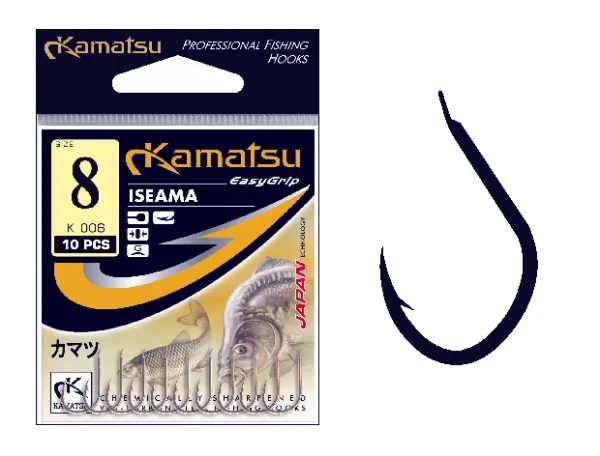 SNECI - Horgász webshop és horgászbolt - KAMATSU Kamatsu Iseama 3/0 Black Nickel Flatted