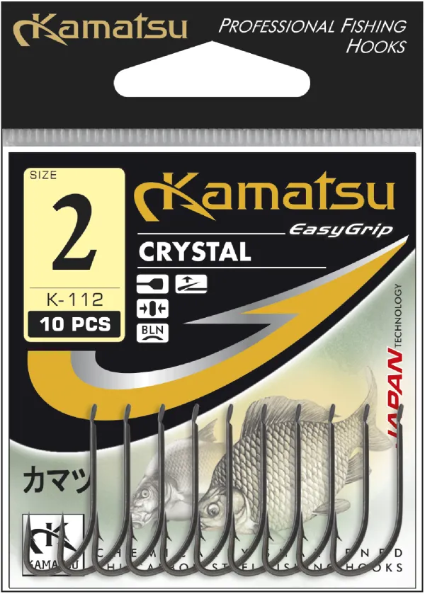SNECI - Horgász webshop és horgászbolt - KAMATSU Kamatsu Crystal 1 Black Nickel Flatted