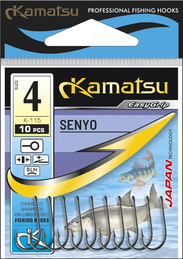 SNECI - Horgász webshop és horgászbolt - KAMATSU Kamatsu Senyo 1/0 Gold Ringed