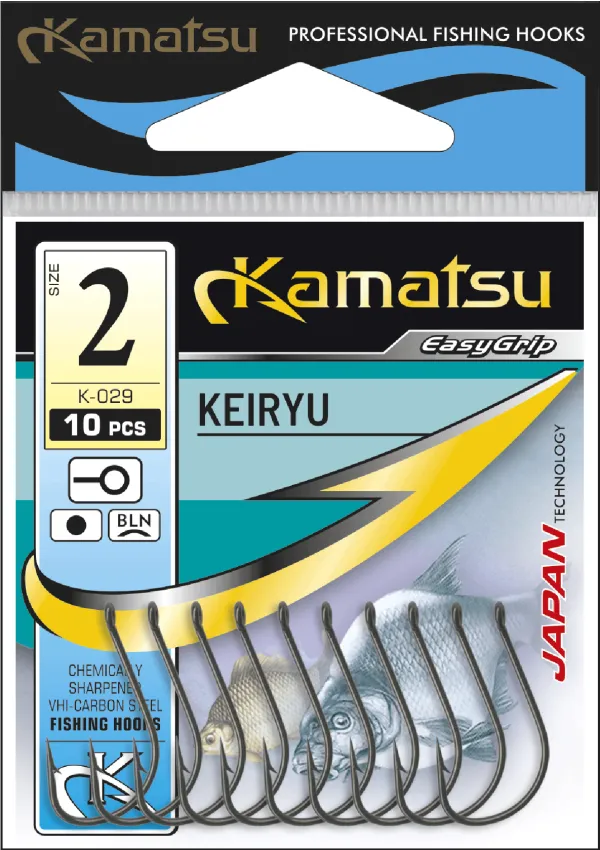 SNECI - Horgász webshop és horgászbolt - KAMATSU Kamatsu Keiryu 10 Black Nickel Ringed