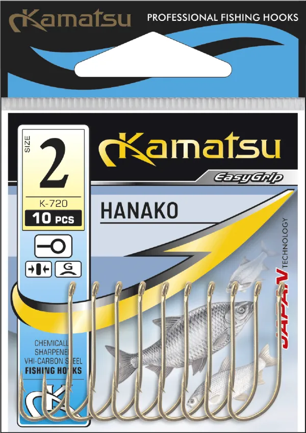 SNECI - Horgász webshop és horgászbolt - KAMATSU Kamatsu Hanako 10 Black Nickel Ringed