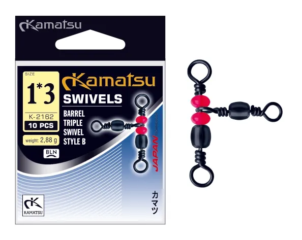 SNECI - Horgász webshop és horgászbolt - KAMATSU Triple Swivel Style B K-2162 3x5
