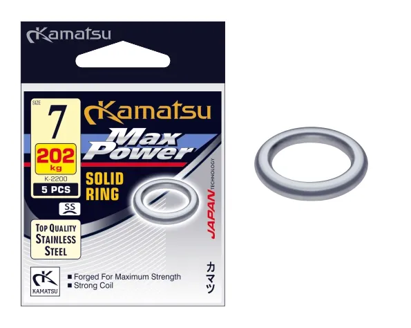 SNECI - Horgász webshop és horgászbolt - KAMATSU Solid Ring Max Power K-2200 4mm 43kg SS
