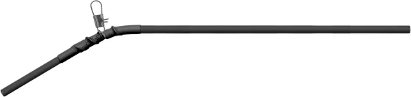 SNECI - Horgász webshop és horgászbolt - KONGER Polyline Anti-Tangle Tube with Snap Eco Black 20cm