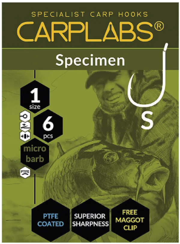 SNECI - Horgász webshop és horgászbolt - KONGER Carplabs Specimen 1/0 Titanium Grey Ringed