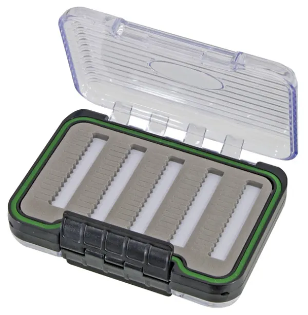 SNECI - Horgász webshop és horgászbolt - KONGER Fly Fishing Box Compartments:2 Double Sided 108x78x34mm