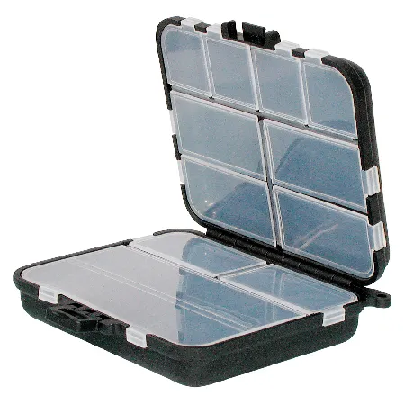 SNECI - Horgász webshop és horgászbolt - KONGER Fishing Box Black Compartments:16 Double Sided 120x100x34mm